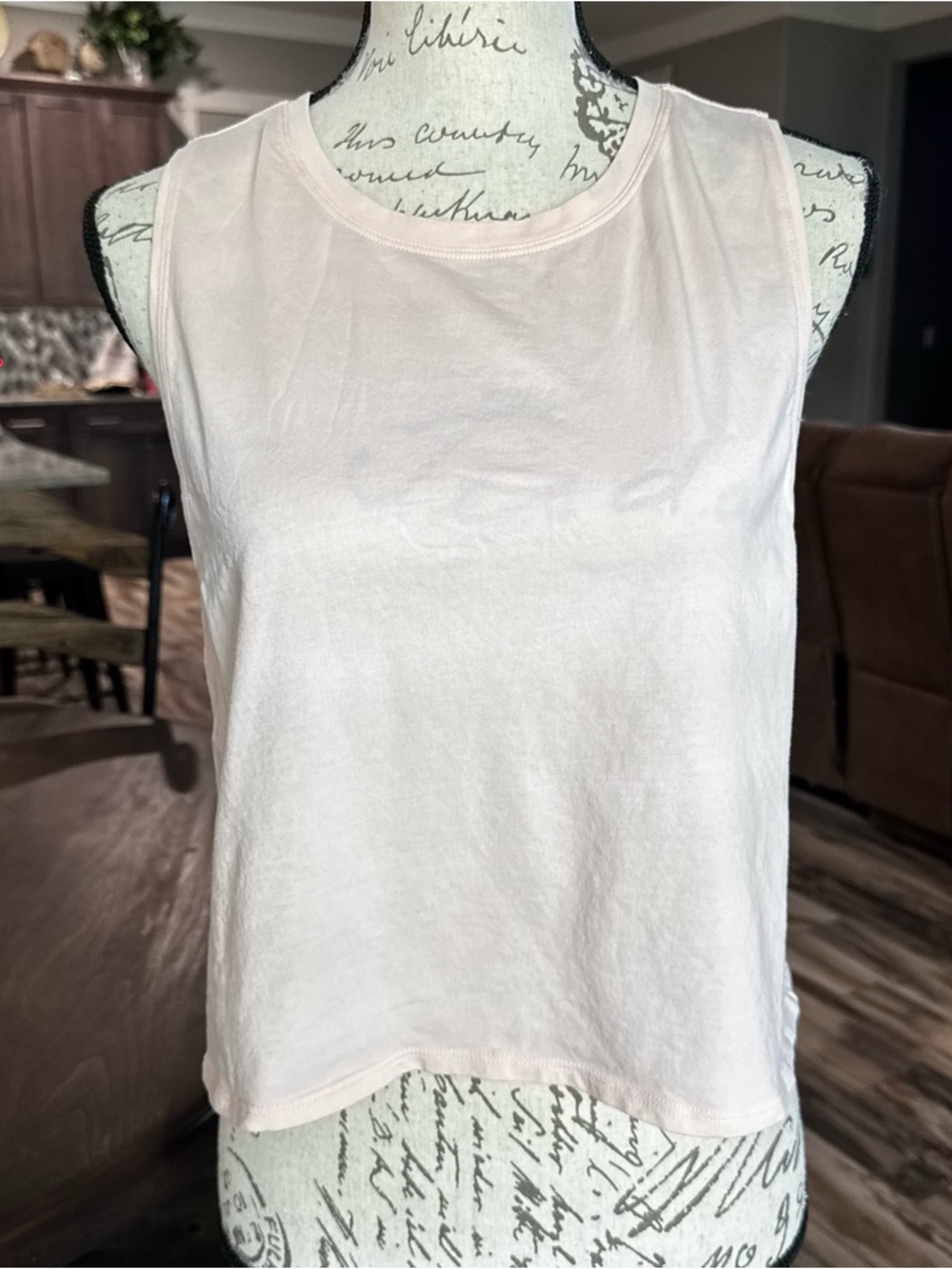 Lululemon Cut Back Crop Tank Ballet Slipper